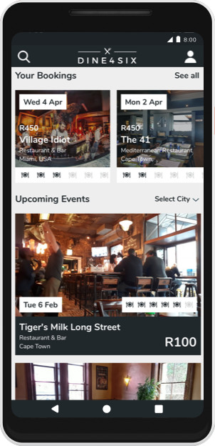 DINE4SIX screenshot 1